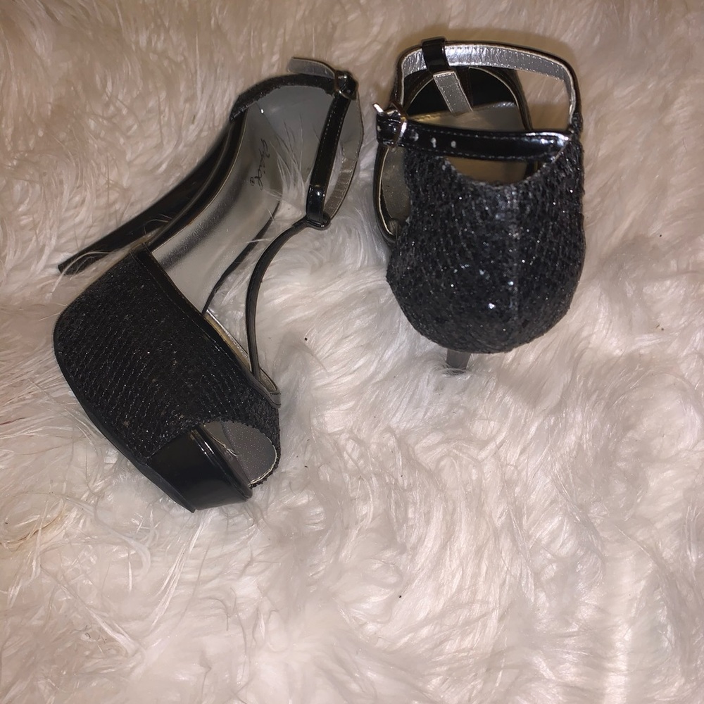 Peep toe pumps shimmery pumps - Picture 2 of 3